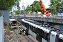 Unfall zwischen zwei KVB Bahnen Koeln Hoehenhaus Im Weidenbruch P345